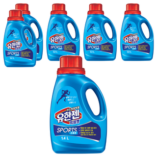 Yuhangen 運動氧系漂白劑 液體容器型, 6個, 1.4L