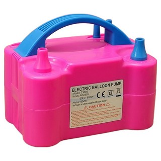 Yamiley 電動打氣筒 玫紅色 快速充氣 派對氣球打氣機 方便攜帶, 1入