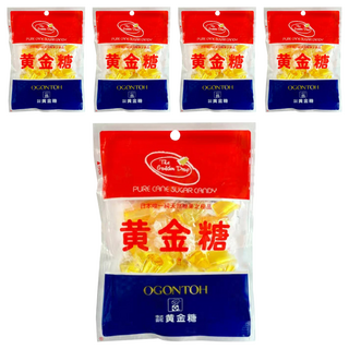 OGONTOH 黃金糖 純蔗糖, 300g, 5袋