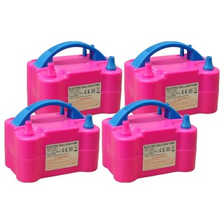 Yamiley 電動打氣筒 玫紅色 快速充氣 派對佈置好幫手, 4入