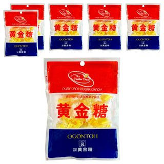 OGONTOH 黃金糖 純蔗糖, 300g, 6袋