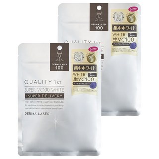 DERMA LASER 皇后面膜 VC100亮白 Set, 7片, 2包