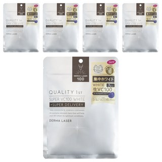 DERMA LASER 皇后面膜 VC100亮白 Set, 7片, 5包