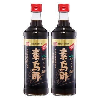 十全 素烏醋, 蔬果釀製, 100% 國產米使用, 全素, 500ml, 2瓶