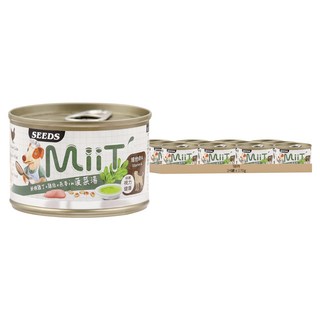 惜時 MiiT 有雞愛犬機能湯罐, 鮮嫩雞丁菠菜湯佐雞絲燕麥, 170g, 24罐