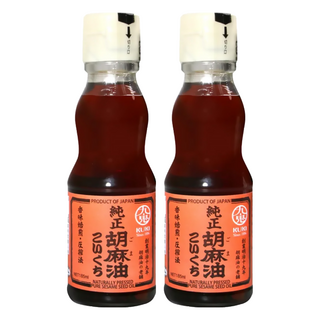 九鬼 純正胡麻油 日本原產 香味焙煎、圧榨法, 170g, 2瓶