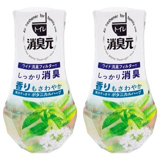 KOBAYASHI 小林製藥 消臭元 廁所消臭元空氣芳香劑, 400ml, 2瓶, 自然派香氛