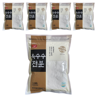 藍銀玉米味澱粉, 1kg, 5個