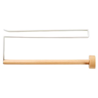 OSLO 廚房木質紙巾架, 象牙白色, 1個