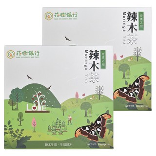 花樹銀行 奇蹟之樹 辣木茶包 4g*2盒 (30包) 養生茶飲 無咖啡因, 15包