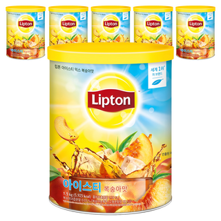 립톤 아이스티 믹스 분말 복숭아맛, 1.5kg, 1개입, 6개
