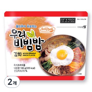 Easy bab 即食韓式拌飯 泡菜風味, 100g, 2包