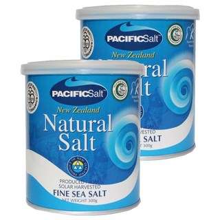 PACIFICSalt 天廚 紐西蘭日曬天然海鹽 保留天然礦物質成分, 300g, 2罐