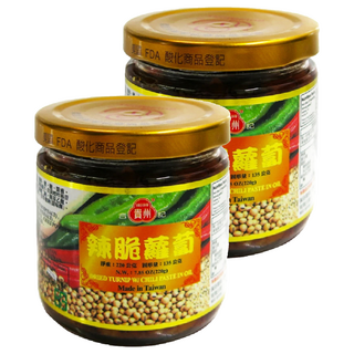 合記貴州 辣脆蘿蔔, 220g, 2罐