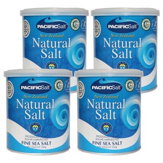 PACIFICSalt 天廚 紐西蘭日曬天然海鹽 保留天然礦物質成分, 300g, 4罐