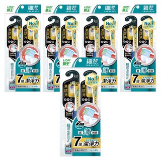 LION 獅王 Systema 細潔無隱角牙刷小巧頭套裝 超薄刷頭 深入清潔 專利細毛 呵護牙齦, 2支, 5包