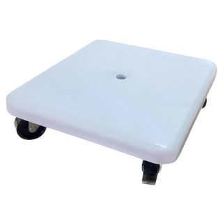 Rsun 小平板烏龜車 2英吋側煞輪 白色 1.1kg, 30 x 30 x 8.6 cm, 1個