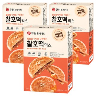 samyang 三養 Q.one 在家自製Q彈糖餅預拌粉, 3個, 400g