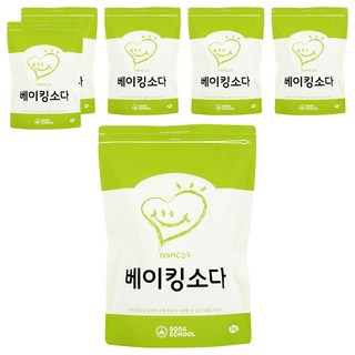 소다스쿨 베이킹소다 대용량, 3kg, 6개