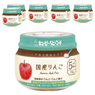 kewpie 極上嚴選日本蘋果泥 5M 70g 日本蘋果 蘋果泥 寶寶副食品, 蘋果, 6罐