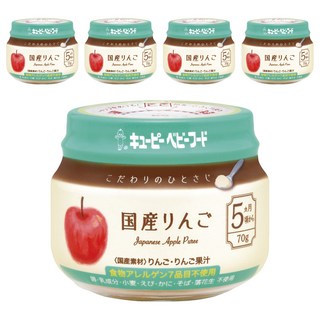 kewpie 極上嚴選日本蘋果泥 5M 70g 日本蘋果 蘋果泥 寶寶副食品, 蘋果, 5罐