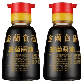 金蘭 桌上瓶醬油, 148ml, 2瓶