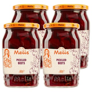 Melis 醃漬甜菜根, 680g, 4瓶