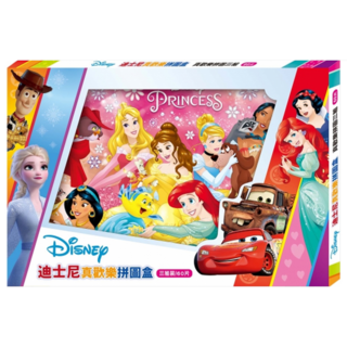 Disney 迪士尼 真歡樂拼圖盒 3歲以上, 1盒, 60片