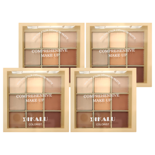 S298九色眼影盤 38g, 全啞光, 4個