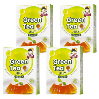 SIGNWIN 三得冠 茉莉綠茶凍粉, 簡單操作，輕鬆做甜點, 100g, 4盒