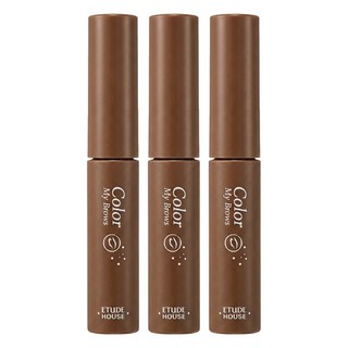 ETUDE 眉飛色舞染眉膏 4.5g, 04 NaturalBrown, 3個
