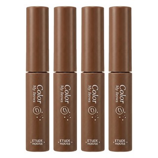 ETUDE 眉飛色舞染眉膏 4.5g, 04 NaturalBrown, 4個