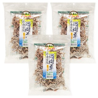 旺來旺 深海頂級珊瑚草 天然美味 無二氧化硫, 200g, 3包