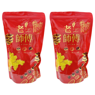 老師傅 黑糖海燕窩紅棗桂圓茶磚, 500g, 11入, 2包