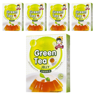 SIGNWIN 三得冠 茉莉綠茶凍粉, 簡單操作，輕鬆做甜點, 100g, 5盒