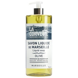 LA CORVETTE 法釩馬賽莊園 經典馬賽皂液 橄欖 97%天然成分, 1L, 1瓶