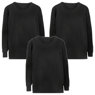 MI MI LEO 韓版圓領保暖衣 3件組