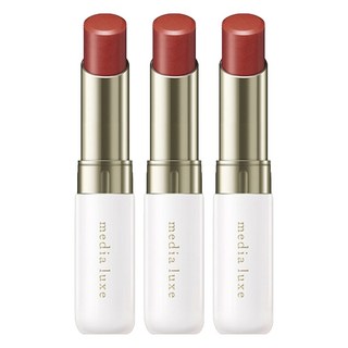 media 媚點 台灣公司貨 潤透渲彩唇膏, RD-01, 3支, 3.1g