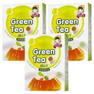 SIGNWIN 三得冠 茉莉綠茶凍粉, 簡單操作，輕鬆做甜點, 100g, 3盒
