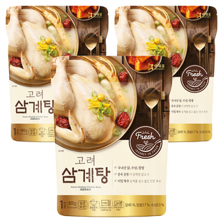 아워홈 고려삼계탕, 800g, 3개