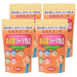 Kiyou 除虫菊 過碳酸鈉物語多功能清潔劑, 500g, 4包