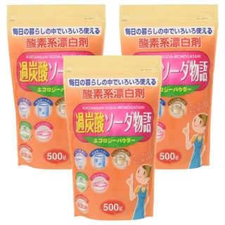 Kiyou 除虫菊 過碳酸鈉物語多功能清潔劑, 500g, 3包
