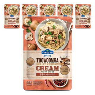 Fontana Toowoomba 烤蘑菇奶油意大利麵醬, 130g, 6個