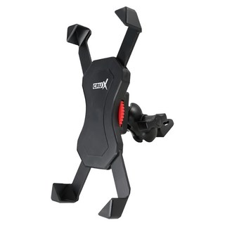 Digidock 四爪手機架 機車後照鏡用 RXMB-03 黑色 角度可調節, 1個