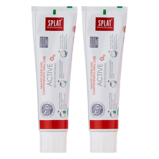 俄羅斯SPLAT舒潔特 Active積極全效護理牙膏, 2個, 75ml