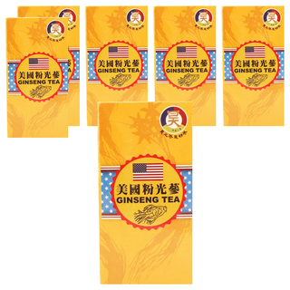 昊之蔘 美國粉光蔘茶 沖泡簡易快速, 3g, 15入, 6盒