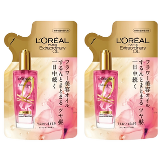 L'OREAL PARiS 巴黎萊雅 台灣公司貨 金緻護髮精油玫瑰精華補充包, 90ml, 2包