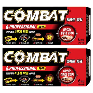 컴배트 파워 부착형 살충제 큰바퀴용 6개입, 2개