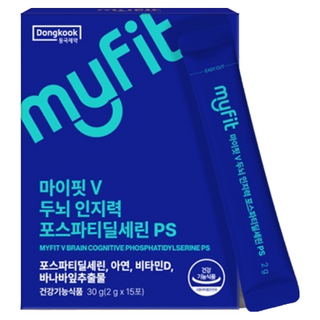 MyFit 磷脂醯絲胺酸補充粉 15條入, 30g, 1個