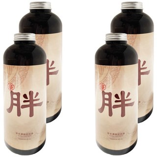廣春堂高濃縮草本足浴液胖胖款-草本精華, 4瓶, 500ml